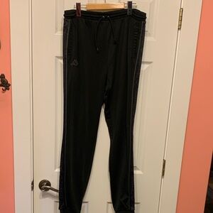Kappa Men’s Black Track Pants Drawstring Waist